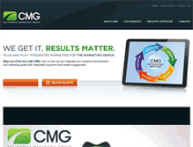Tablet Screenshot of calmarketinggroup.com